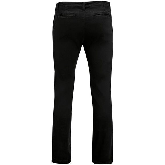 SOLS Mens Jules Chino Pants / Black - Picture 2 of 4